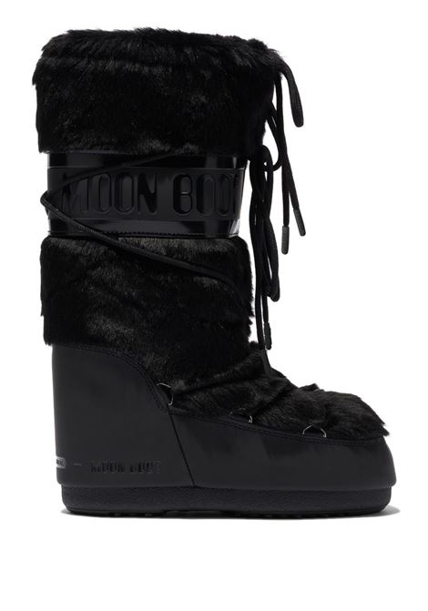 stivali icon faux fur donna neri MOON BOOT | 80D1408900N001